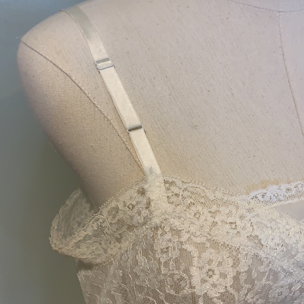 Vintage White Lace Top & Bottom Slip Dress - Picture 7 of 7
